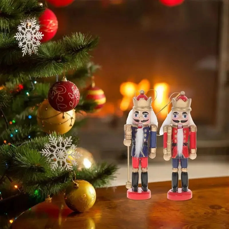 6 pcs Christmas Nutcracker Wall Hangings