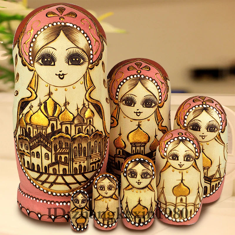 Layers Nesting Matryoshka Babushka Dolls - Main Image