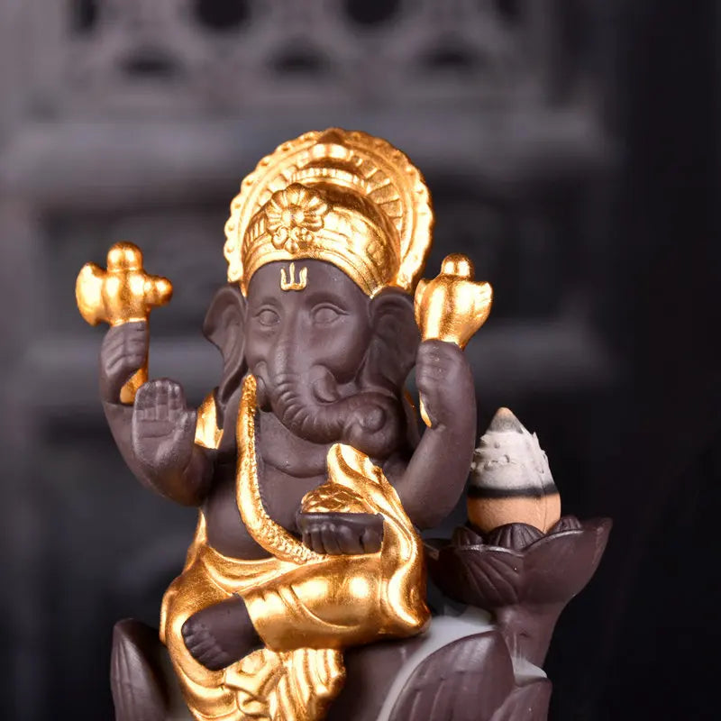Ganesha Clay Style Aroma Diffuser Figurine