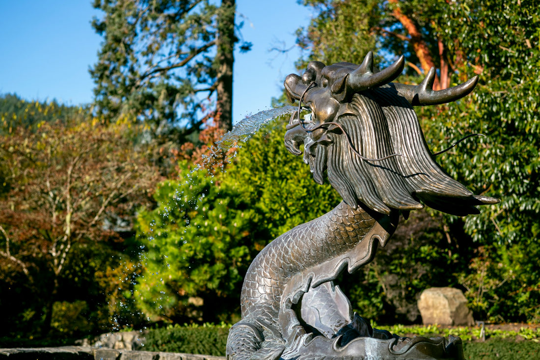 Super-Charge Your Home's Feng Shui by Combining Dragon Statues with Water Features