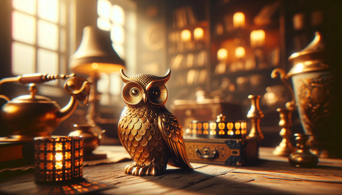 Uncovering the Feng Shui and Vastu Shashtra Angle of Gold Owl Figurines