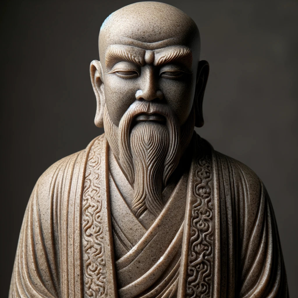 The Unique Charm of Stone Bodhidharma Statues
