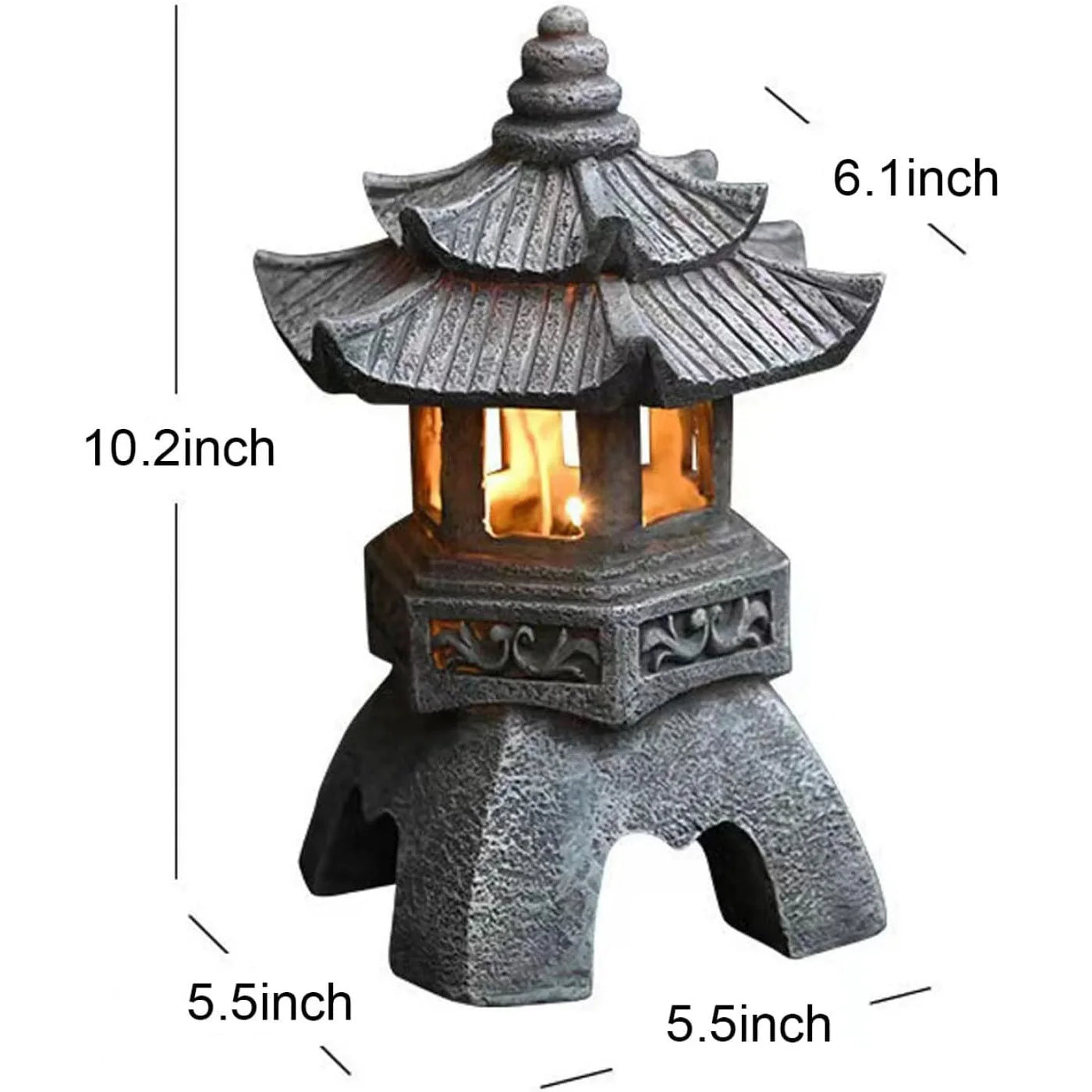 Pagoda Lantern Statue for Garden