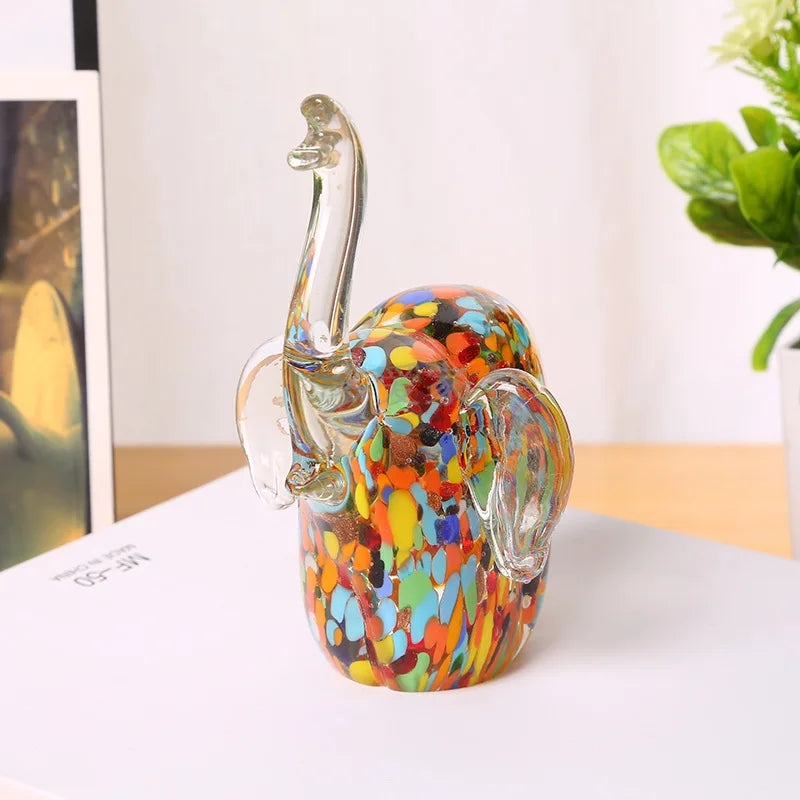 Vibrant Crystal Glass Figurines