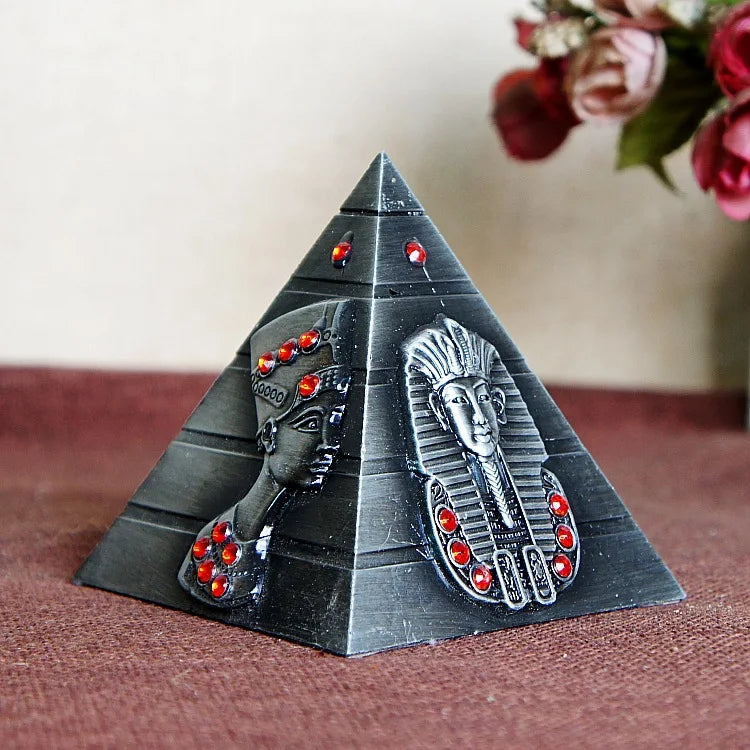 Metal Khufu Pyramids Figurine