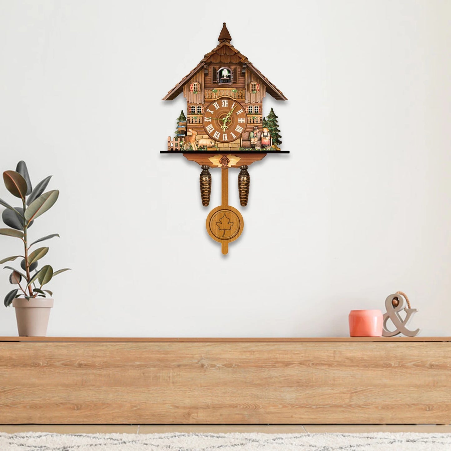 Retro Nordic German Cuckoo Clock