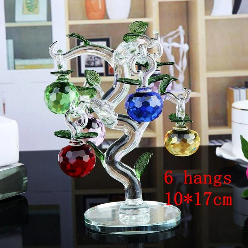 Crystal Apple Tree Fengshui Figurine