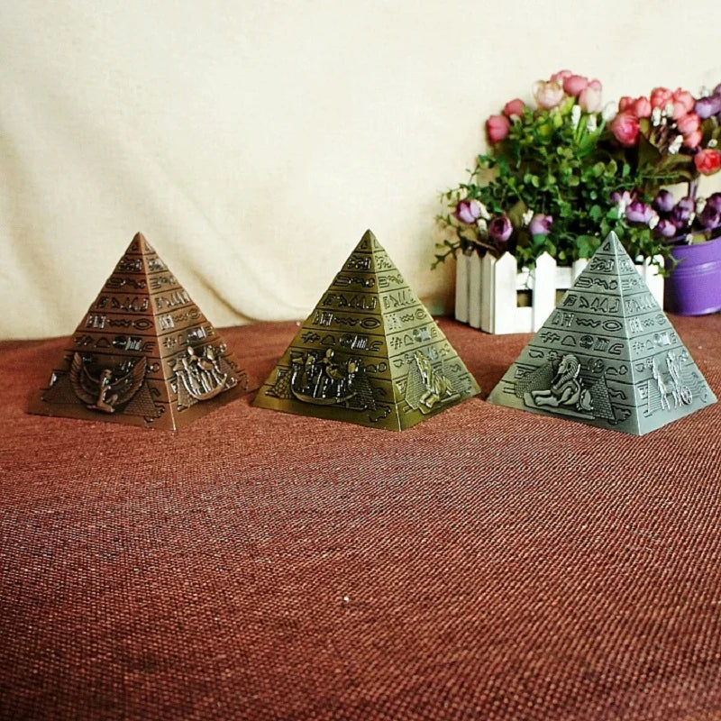 Metal Khufu Pyramids Figurine