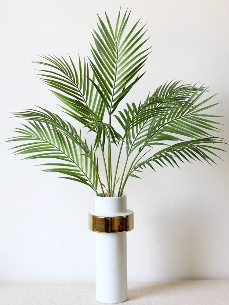 Plastic Artificial Palm Leaf Plants