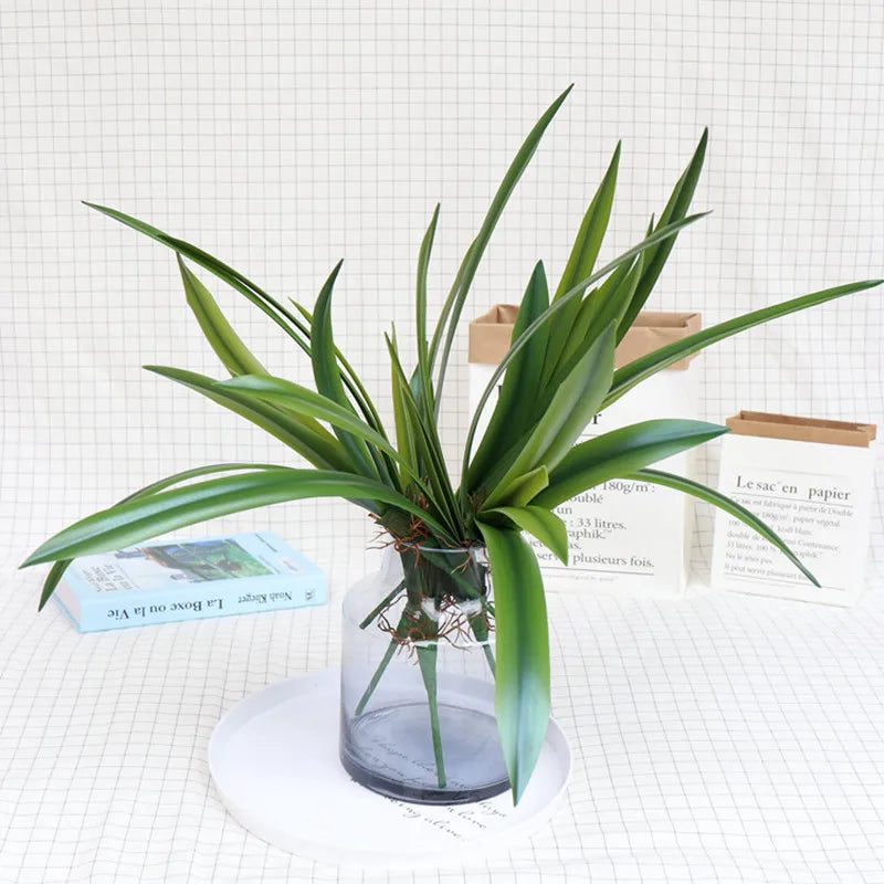 Artificial Orchid Grass Plants