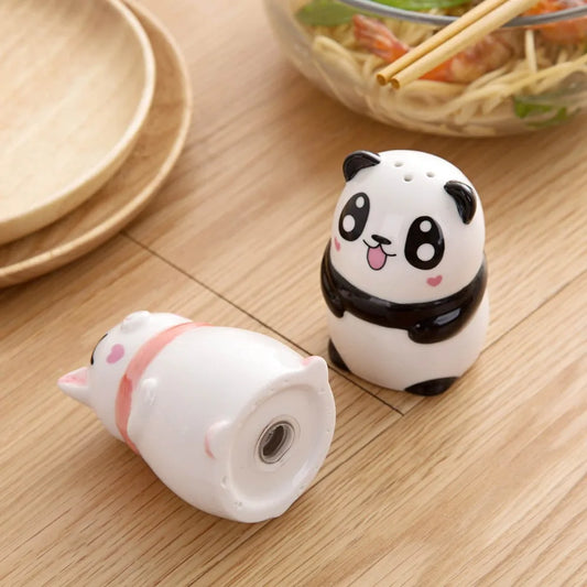 Cute Animals Ceramic Salt And Pepper Shakers