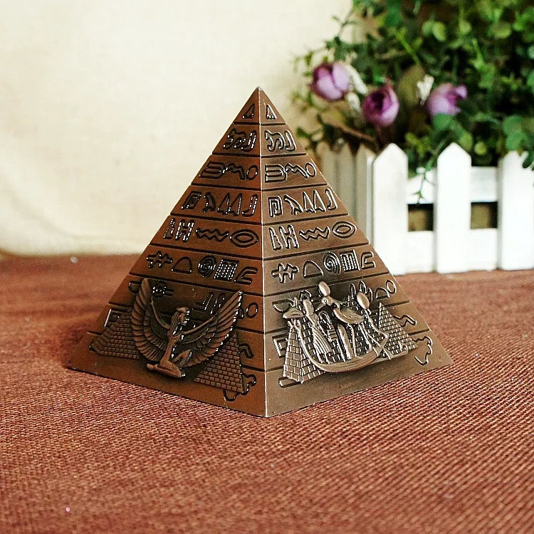 Metal Khufu Pyramids Figurine