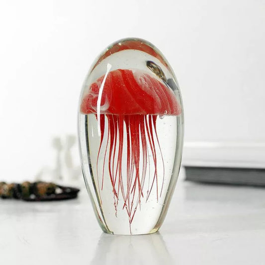 Stunning 3D Jellyfish Crystal Figurines