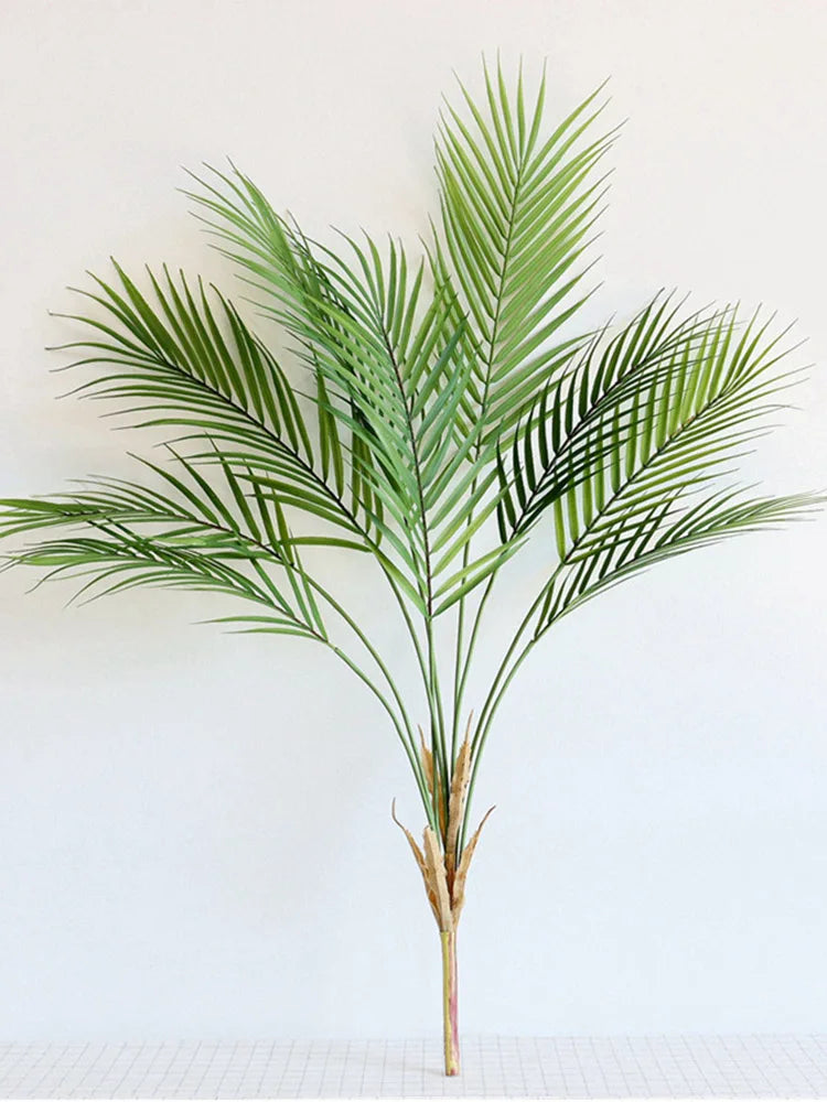 Plastic Artificial Palm Leaf Plants