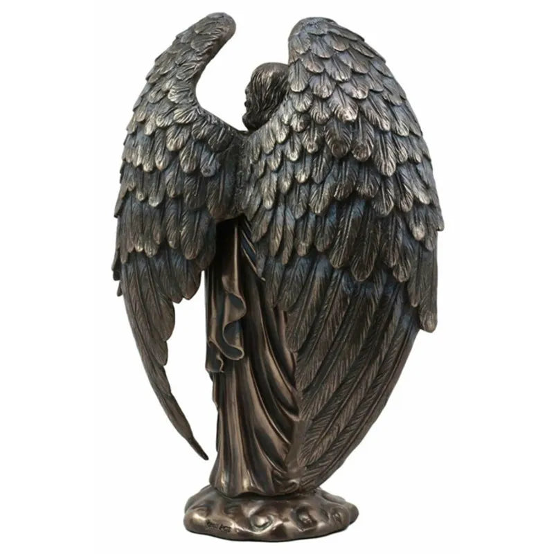 Bronzed Seraphim Resin Statue