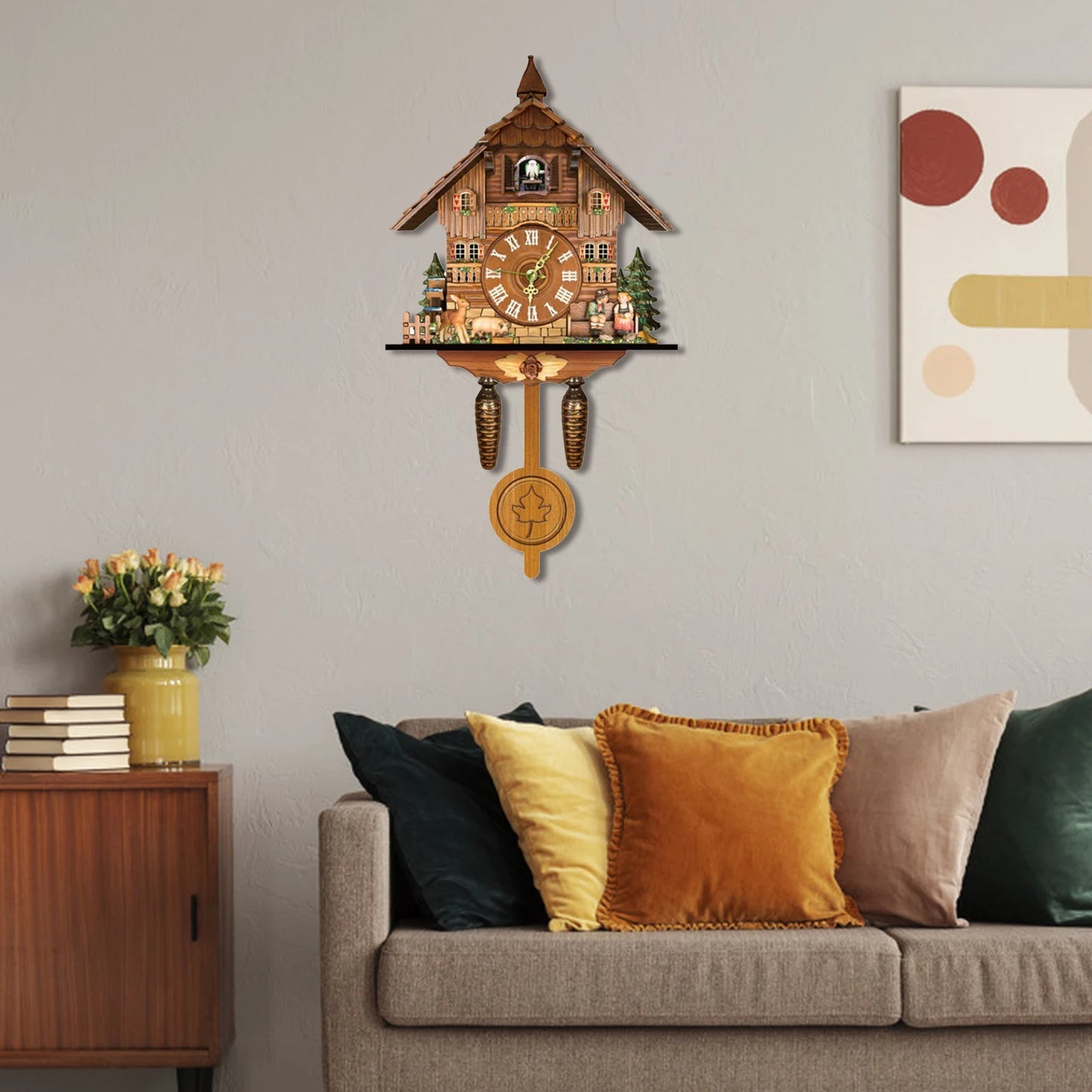 Retro Nordic German Cuckoo Clock