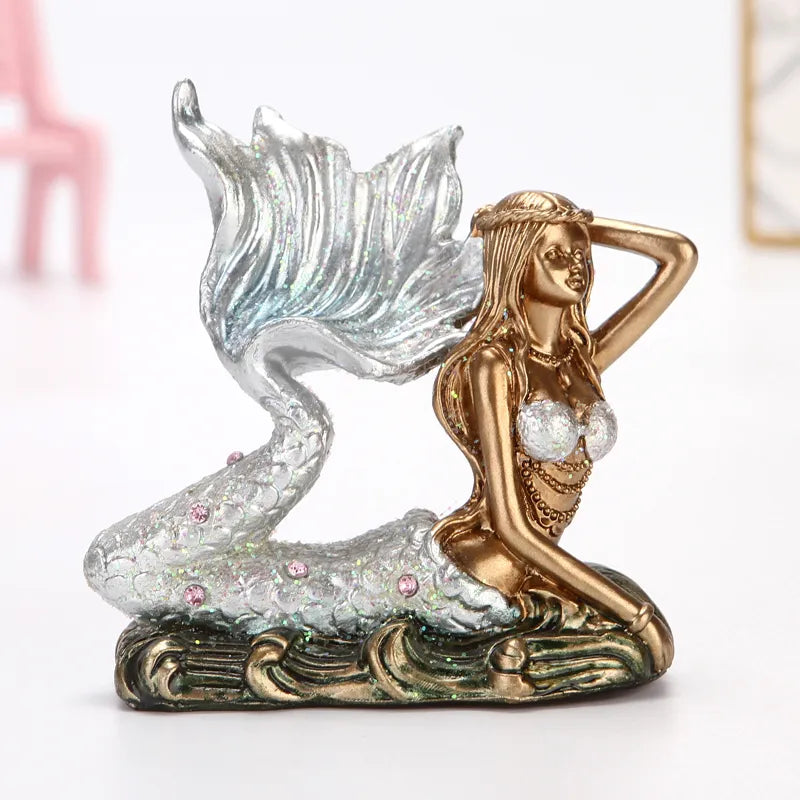 Resin Mermaid Figure