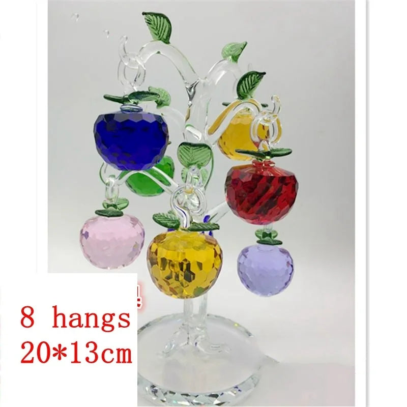 Crystal Apple Tree Fengshui Figurine