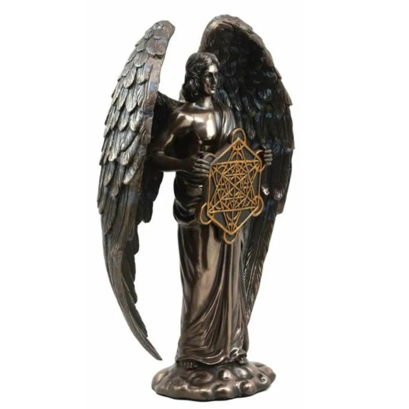 Bronzed Seraphim Resin Statue