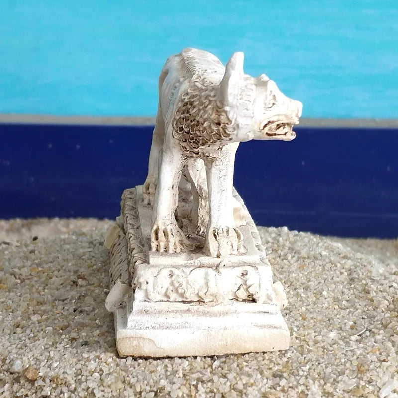 Wolf Nursery Statue