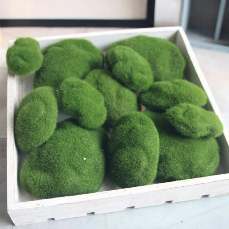 Artificial Moss Foam Stones