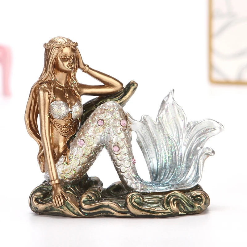 Resin Mermaid Figure