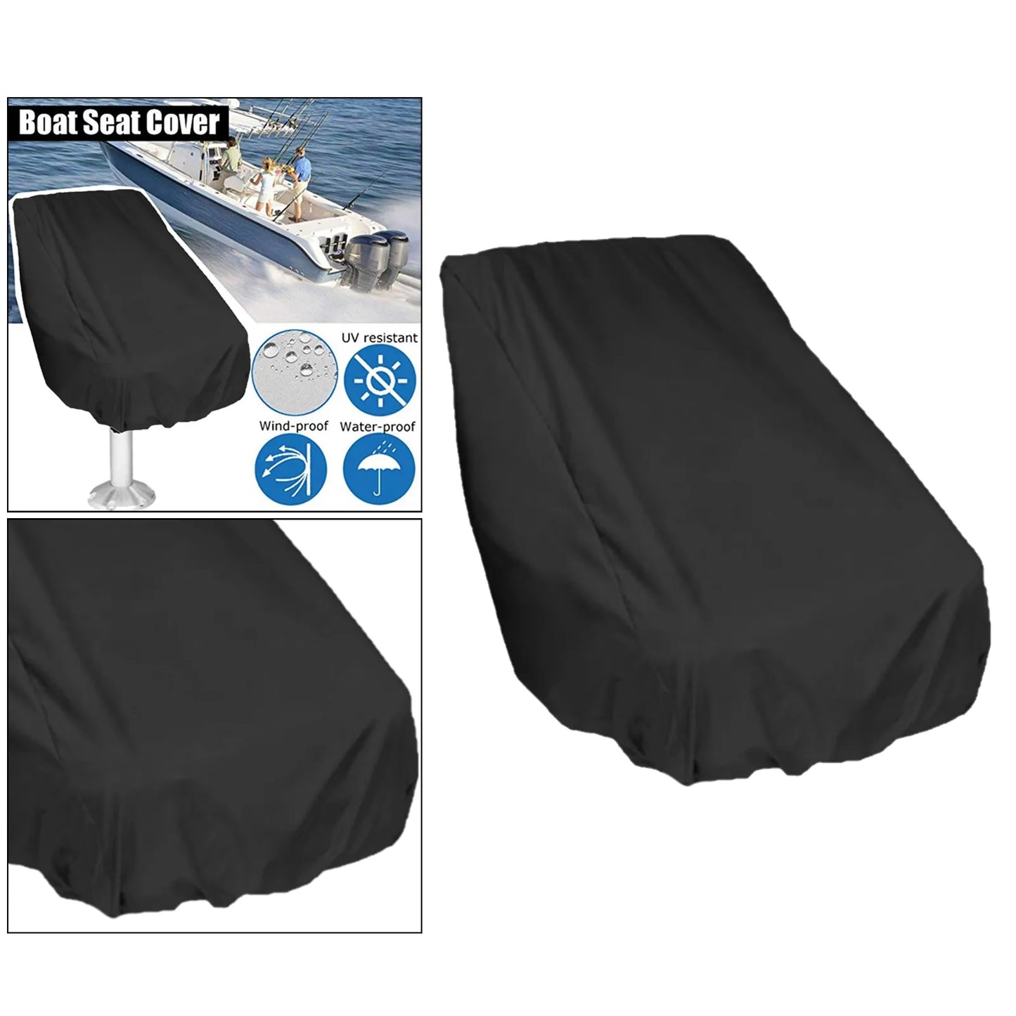 Waterproof Outdoor Foldable Captain Chair Cover Boat