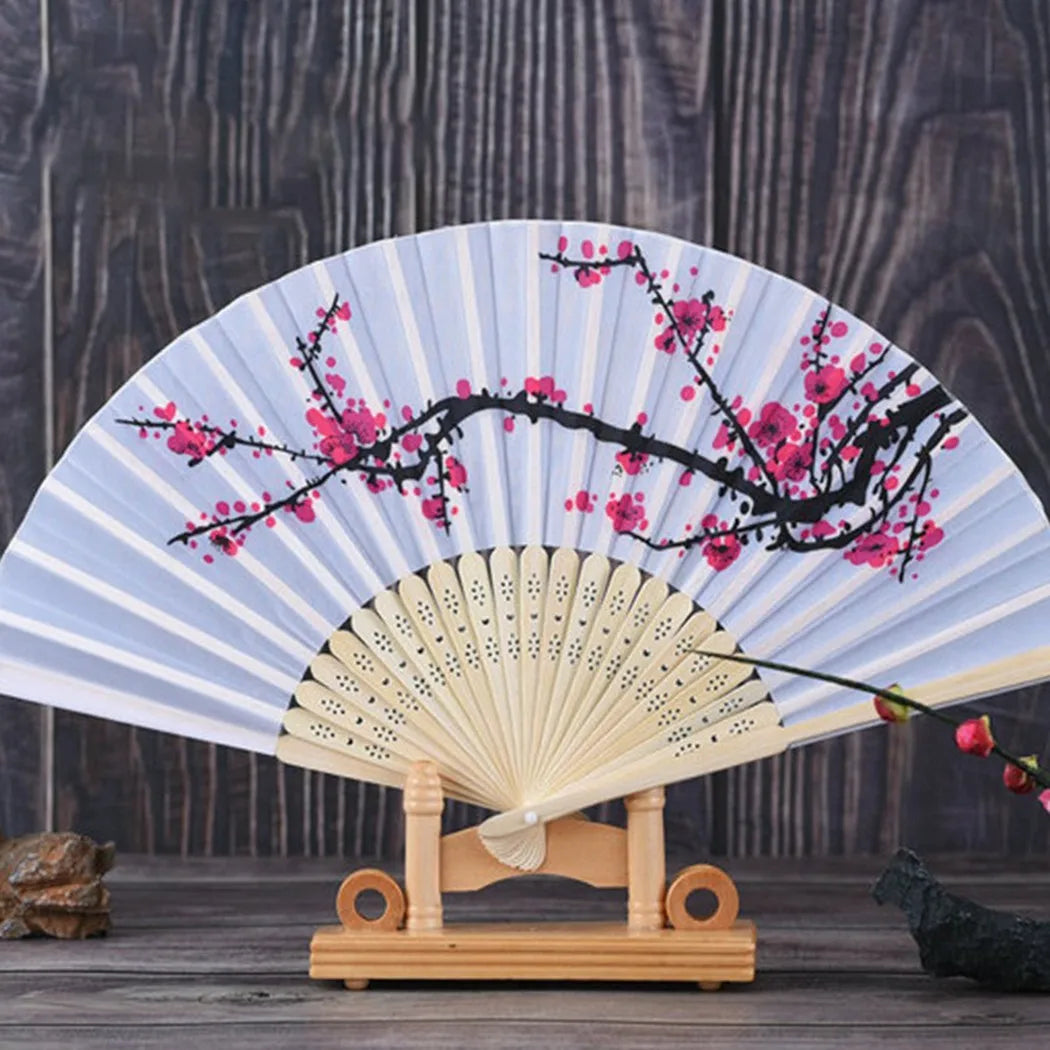 Cherry Blossom Japanese Hand Fan