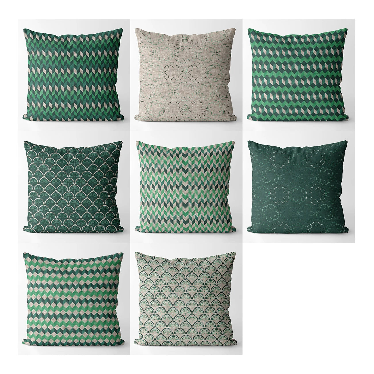 Plaid Pistachio Green Pillow Case