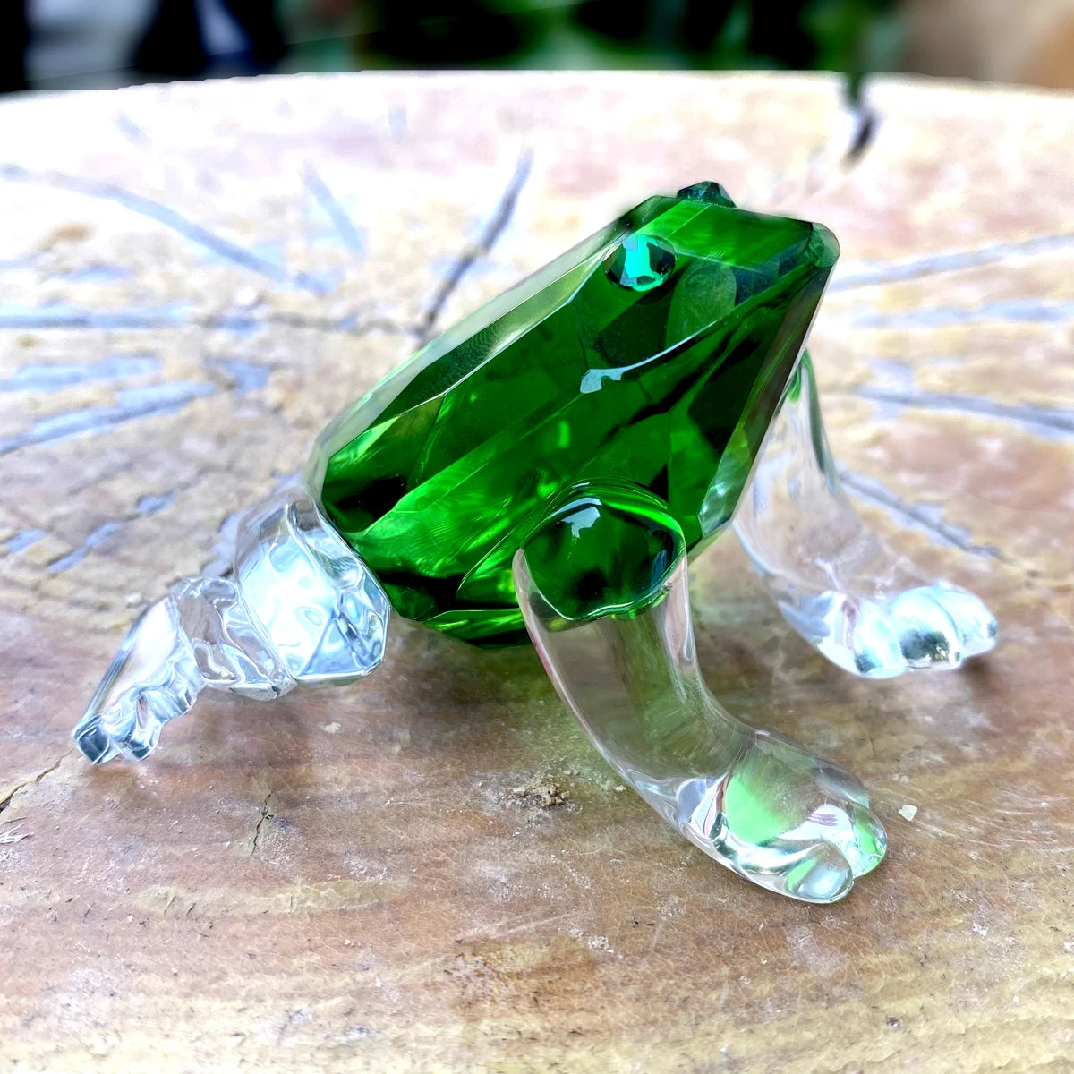 Crystal Frog Mini Figurine