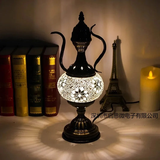Mediterranean Style Turkish Mosaic Table Lamp