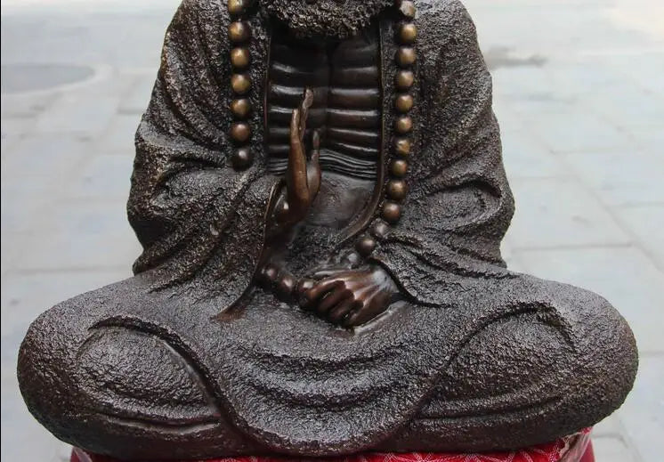 Bodhidharma in Deep Meditation Statue