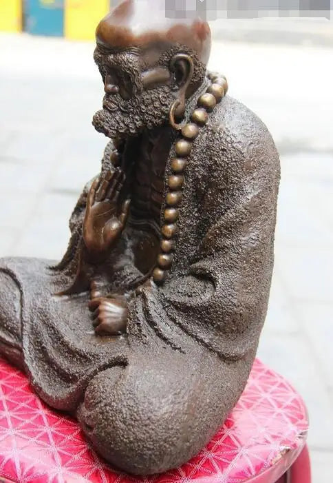 Bodhidharma in Deep Meditation Statue