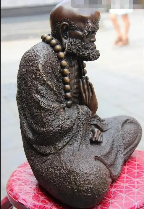 Bodhidharma in Deep Meditation Statue