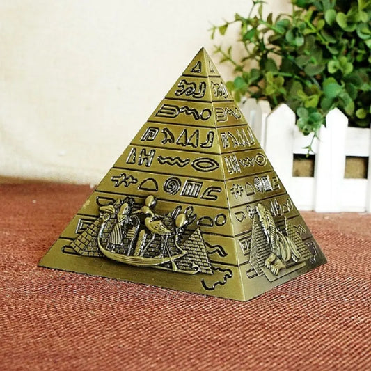 Metal Khufu Pyramids Figurine