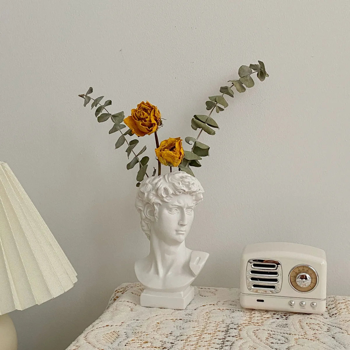 Greek Style Human Head Flower Vases