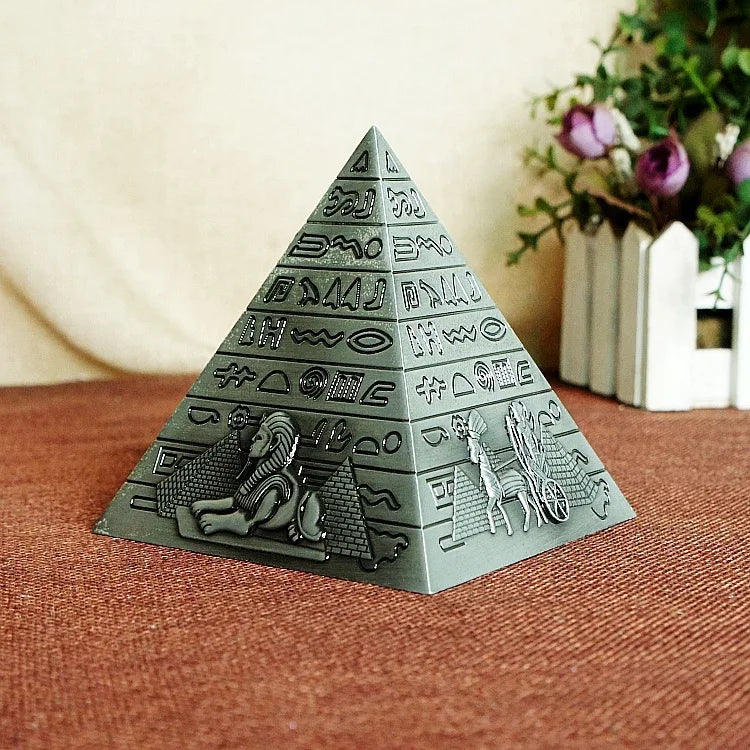 Metal Khufu Pyramids Figurine