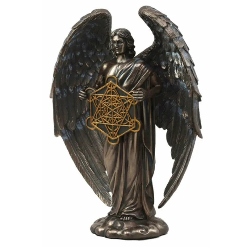 Bronzed Seraphim Resin Statue