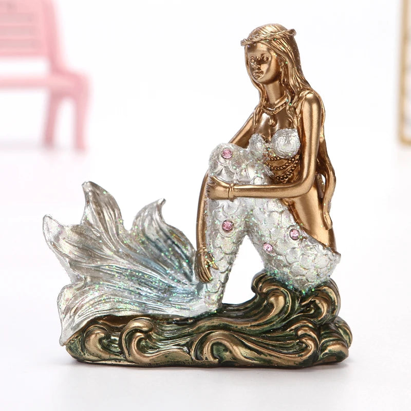 Resin Mermaid Figure