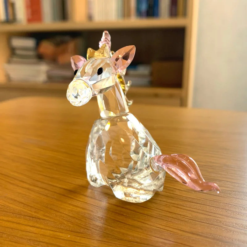 Crystal Unicorn Paperweight