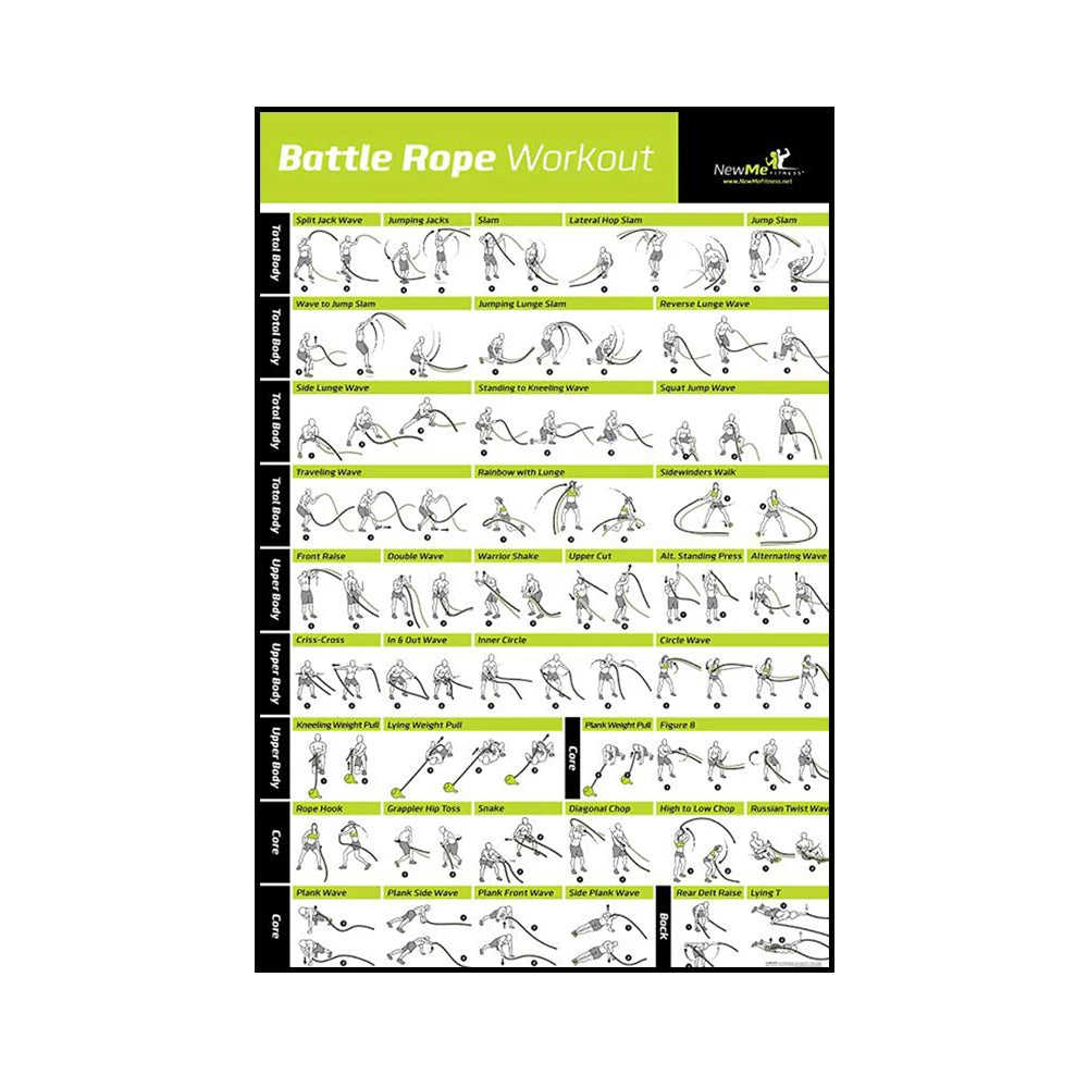 Yoga & Workout Action Pose Canvas Poster