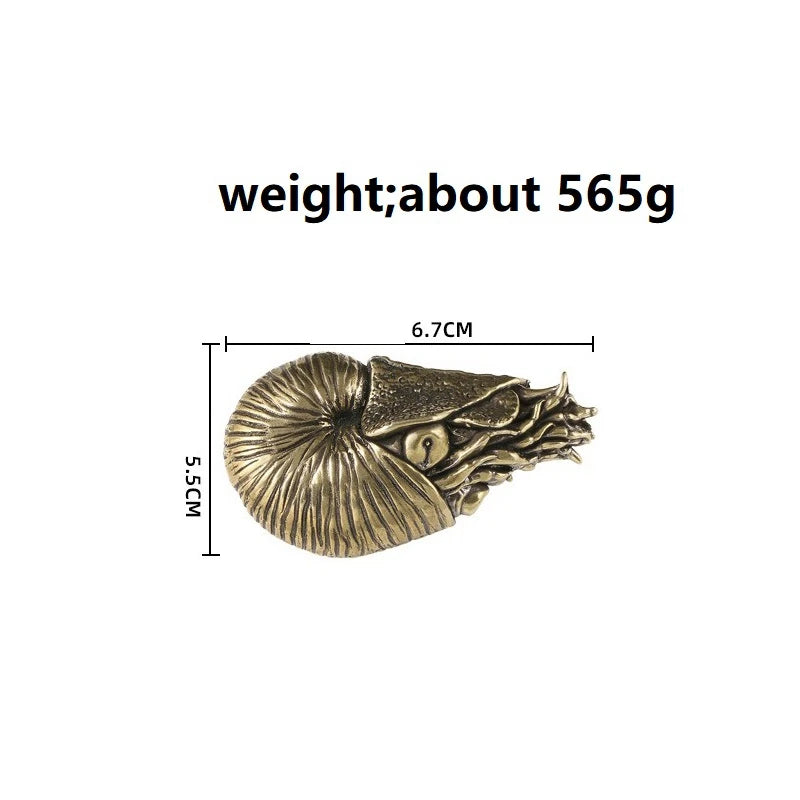 Brass Giant Nautilus Figurine