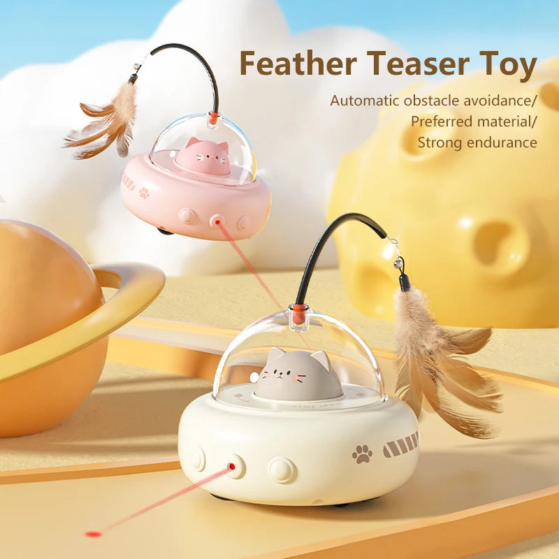 Smart Teaser UFO Cat Toy