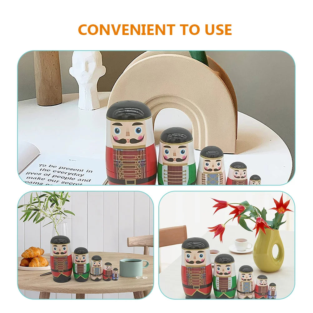 Nutcracker Style Matryoshka Dolls