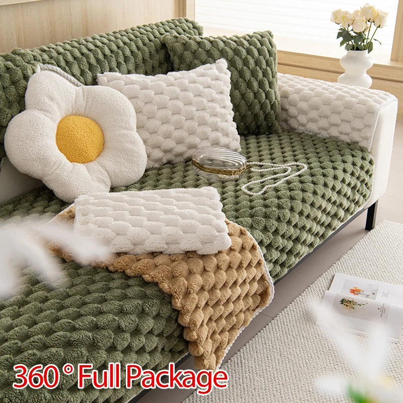 Universal Plush Sofa Cover Towel