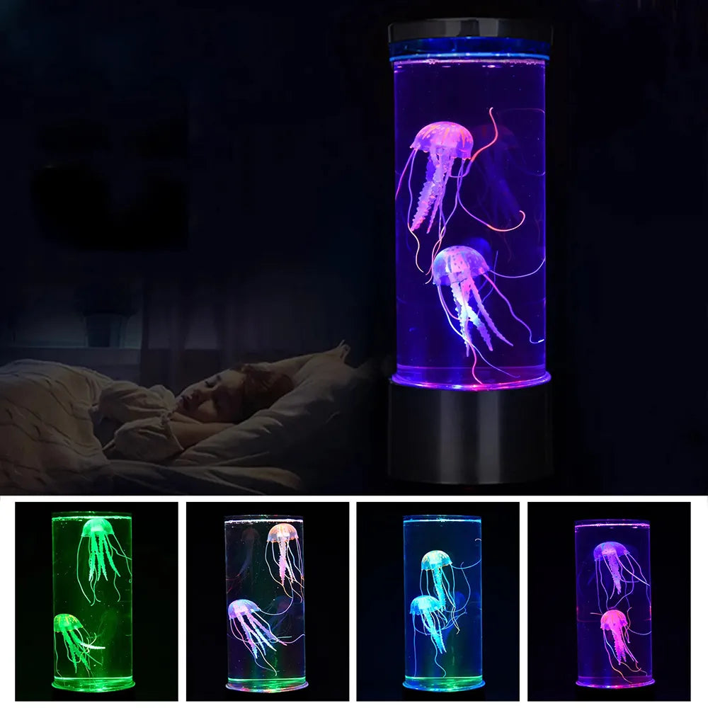 USB/Battery Powered Color Changing Jellyfish Lamp