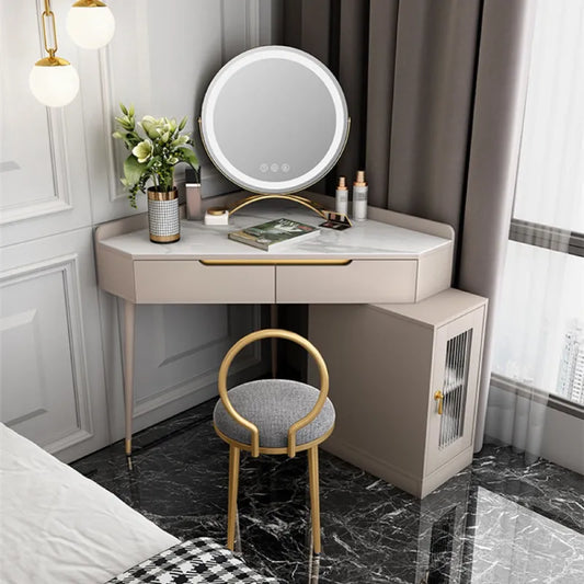 Cosmetic Vanity Mirror with LED Lights for Dressing Bedroom Tabletop