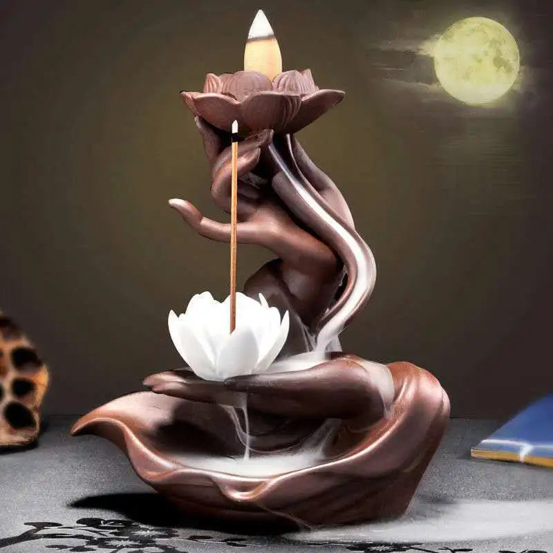 Handmade Ceramic Aromatherapy Fountain for Yoga & Meditation Spaces