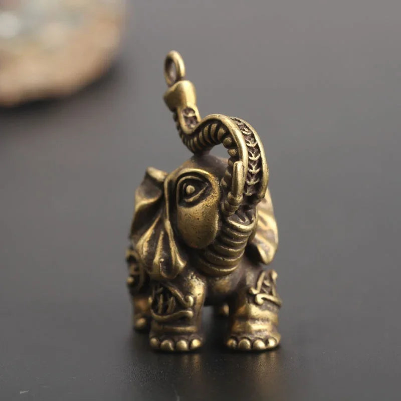 Brass Solid Elephant Statue