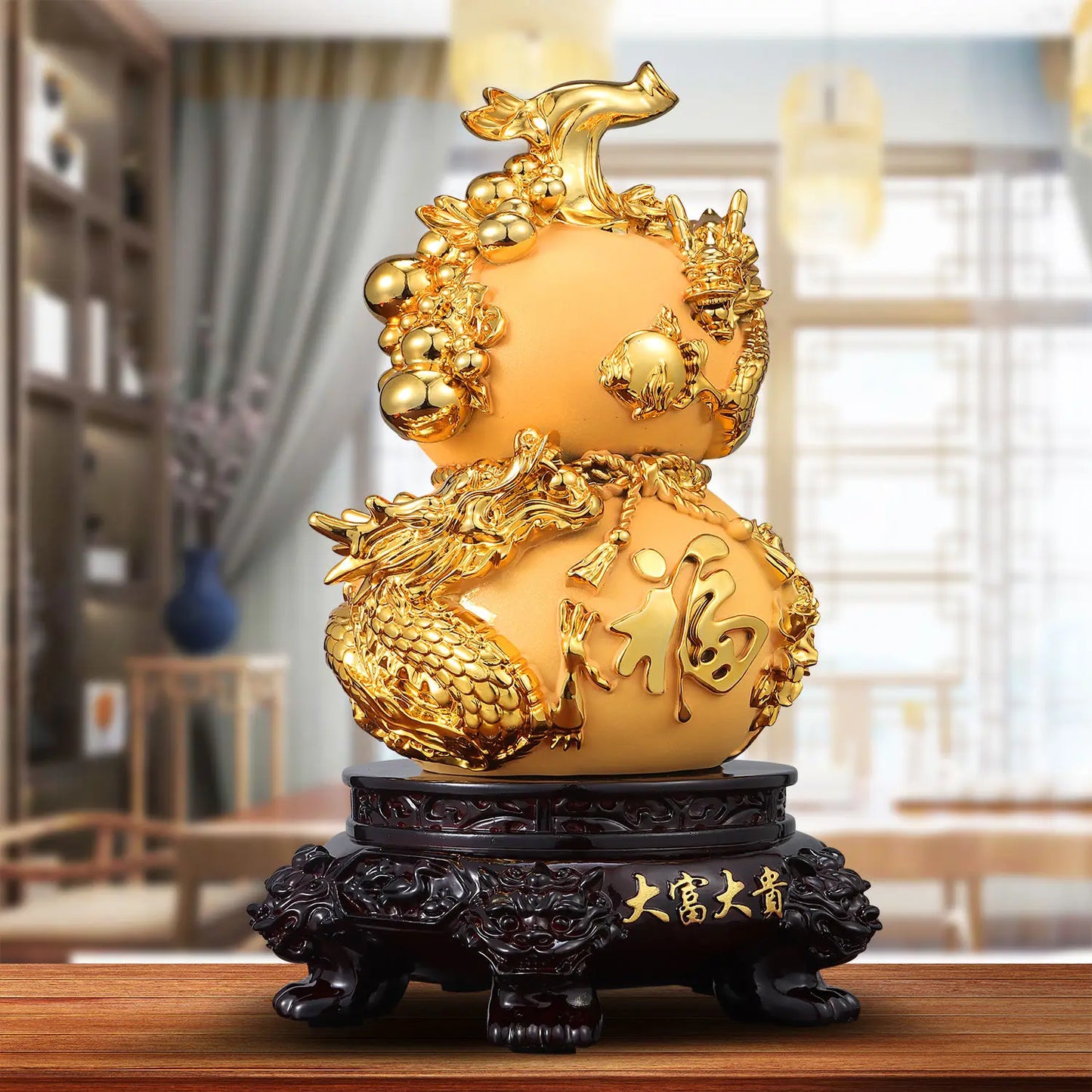 Wealth Dragon Sculpture